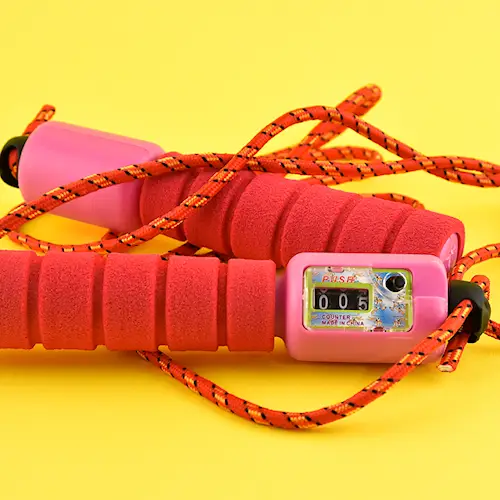 JUMPING ROPE w COUNTER MULTICOLOR