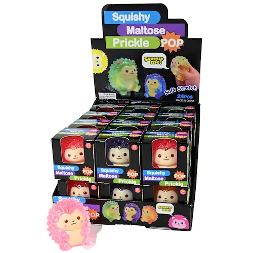 SQUEEZE SUGAR HEDGEHOG GLITTER Max 72 pcs / purchase