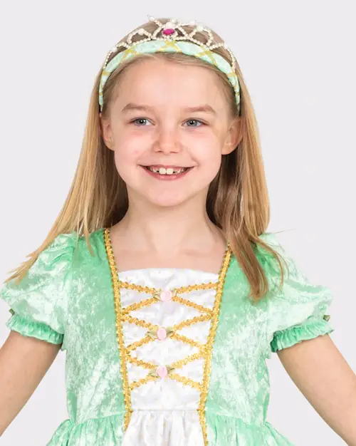 TIARA LIGHT GREEN VELVET