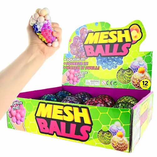 SQUEEZE MESH BALL MARBLE