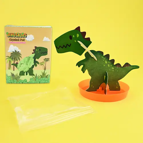 GROWING CRYSTAL DINOSAUR