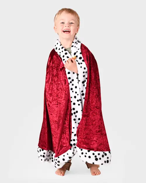 THE KING CAPE RED VELVET