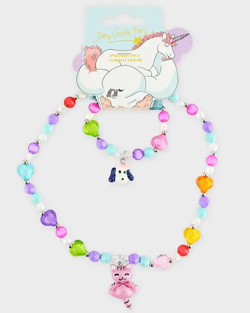 NECKLACE & BRACELET SET 2pcs