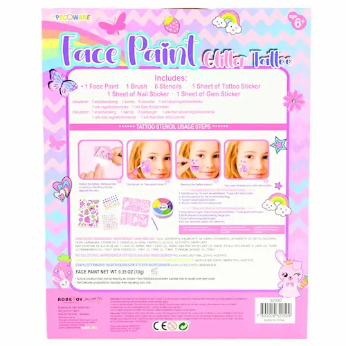 FACE PAINT TATTOO 7pcs