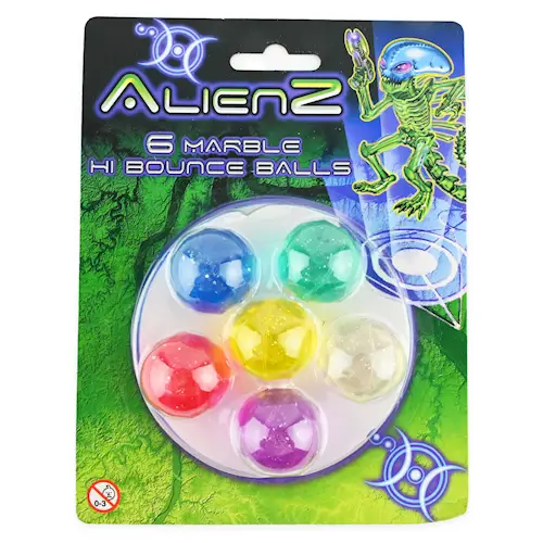 BOUNCING BALL DIAMOND 6pcs