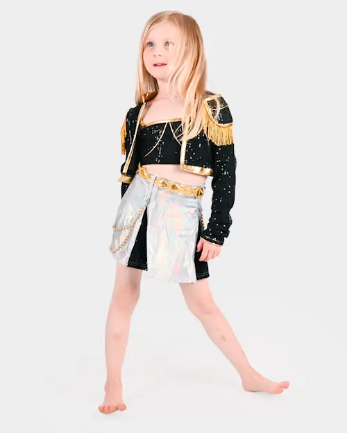 K-POP SKIRT BLACK SET