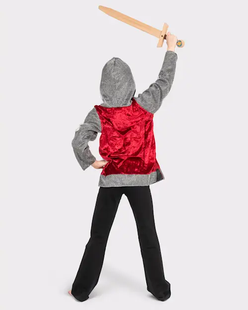 KNIGHT SHIRT W HOOD RED