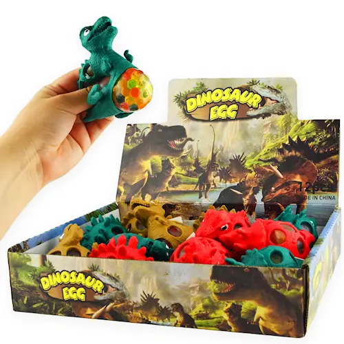 SQUEEZE DINOSAUR BEADS