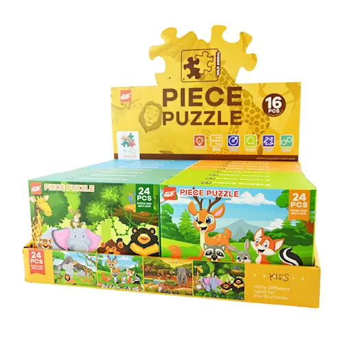 PUZZLE WILD ANIMALS 24pcs