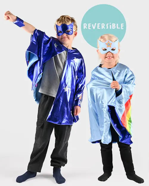 CAPE w ACCESSORIES RAINBOW