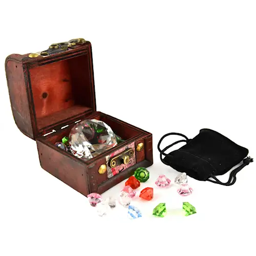 PIRATE TREASURE CHEST DIAMONDS 37pcs