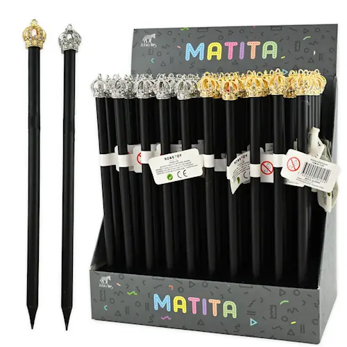 PENCIL CROWN GOLD/SILVER
