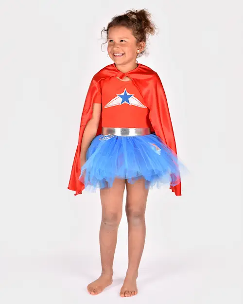STAR TUTU DRESS w CAPE