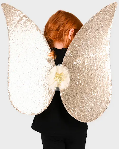 WINGS GOLDEN SEQUINS