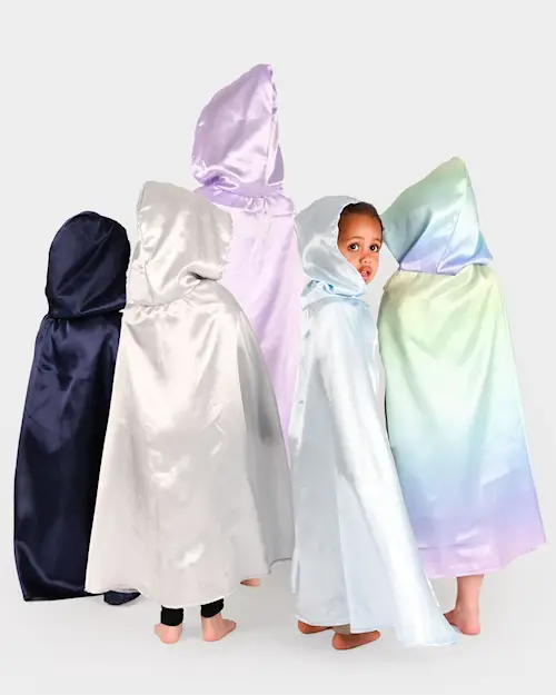 CAPE W HOOD 5pcs LIGHT COLORS
