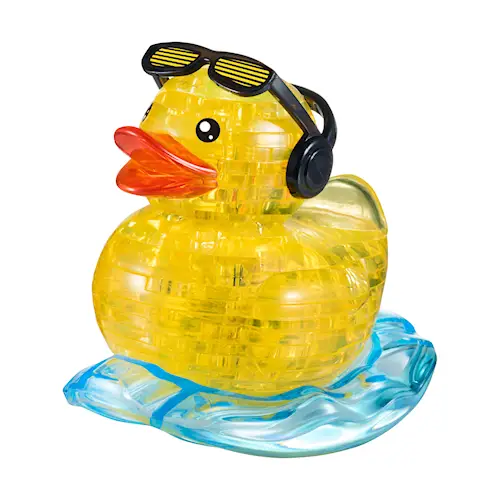 CRYSTAL PUZZLE BATHING DUCK 45pcs