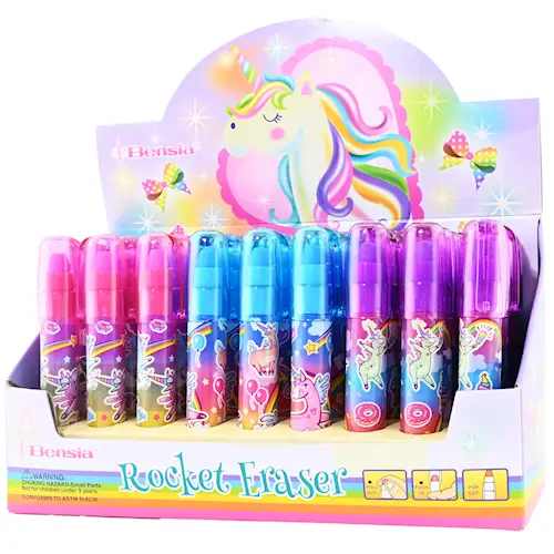 ERASER ROCKET UNICORN