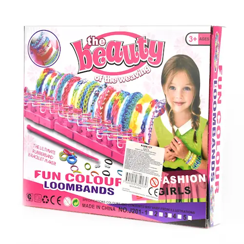LOOM BANDS w TOOLS DIY 1200pcs