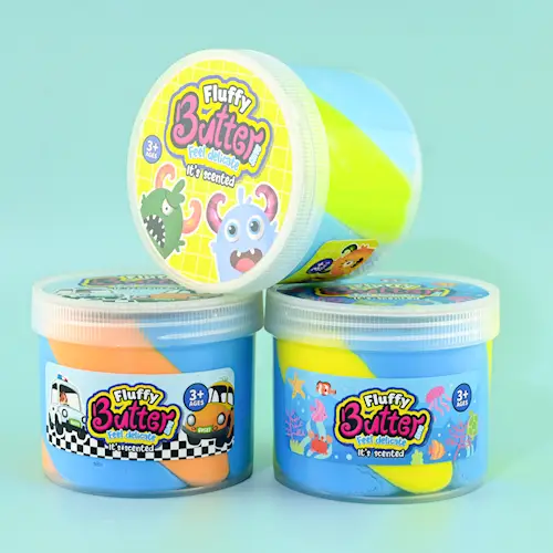 SLIME FLUFFY BUTTER SET 3-PACK