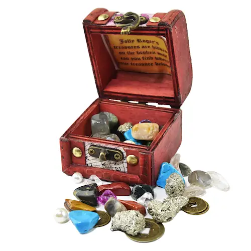 PIRATE TREASURE CHEST ASSORTED