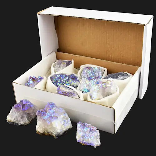 AURA AMETHYST CLUSTER