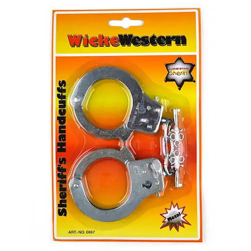 HANDCUFFS METAL w KEY