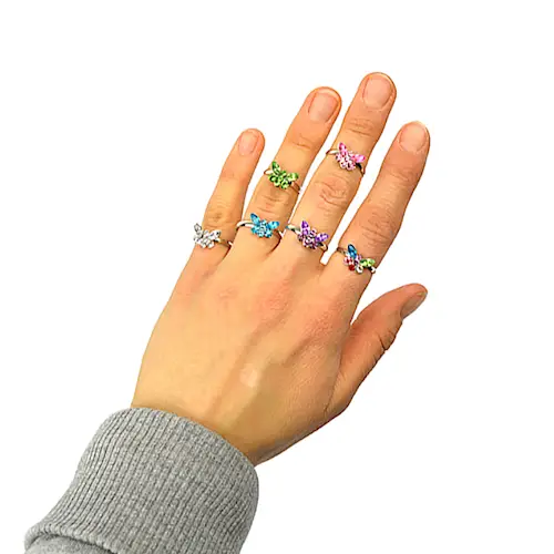 RING BUTTERFLY adJ
