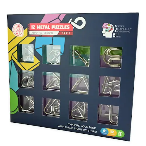 IQ PUZZLE METAL 12in1