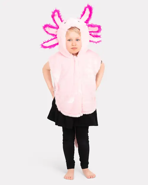 MINI CAPE PINK AXOLOTL