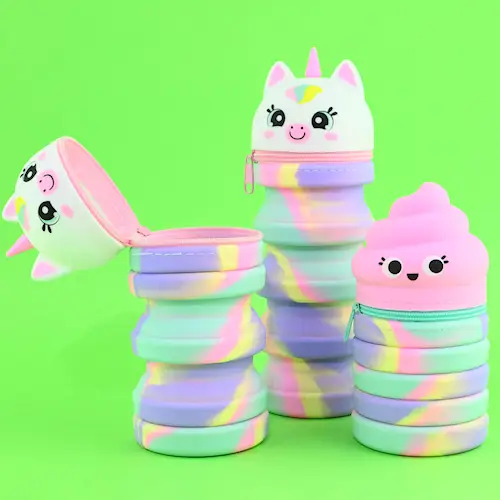 PENCIL CASE SILICONE EXTENDABLE