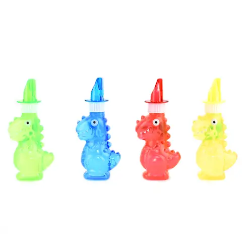 BUBBLES DINOSAUR w WHISTLE