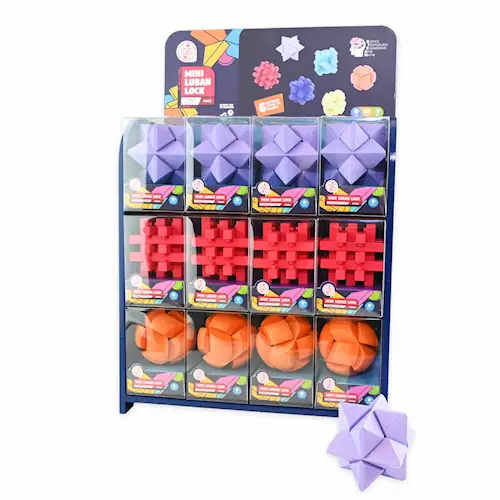 IQ PUZZLE LUBAN LUCK RAINBOW