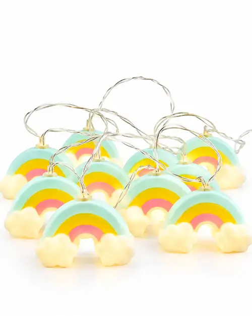 STRING LIGHT RAINBOW B/O