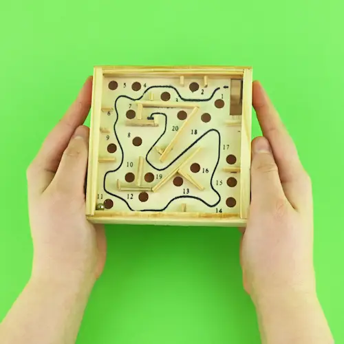 LABYRINTH GAME WOODEN