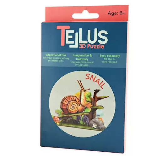 3D POSTCARD PUZZLE SNAIL