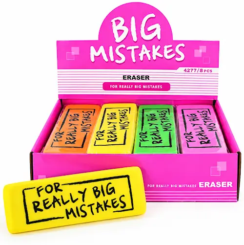ERASER JUMBO MISTAKES