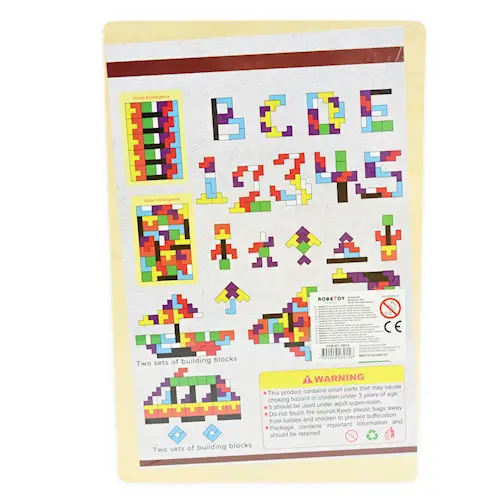 PUZZLE WOODEN TETRIS 40pcs