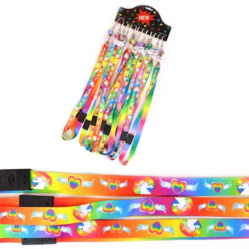 LANYARD UNICORN RAINBOW