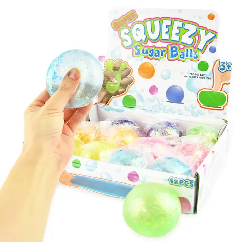 SQUEEZE SUGAR BALL GLITTER