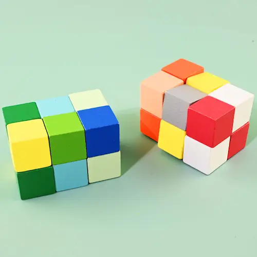PUZZLE CUBE 3D WOODEN