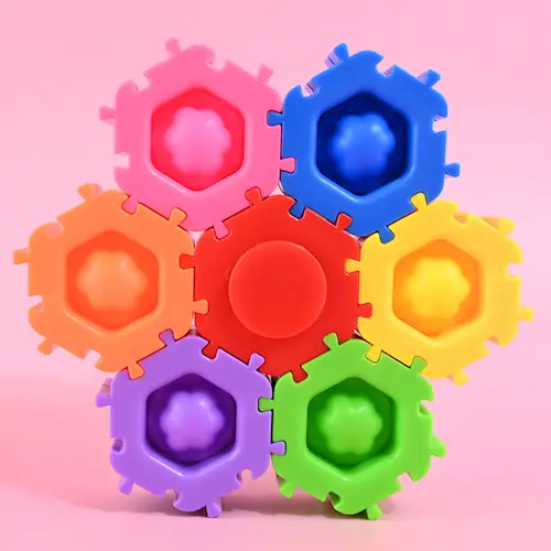 PUSH POP BUBBLE INTERLOCKING BLOCKS