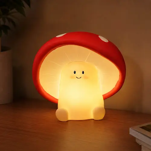 NIGHT LIGHT MUSHROOM B/O