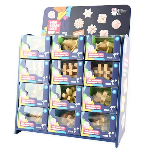 IQ PUZZLE LUBAN LOCK 4ass