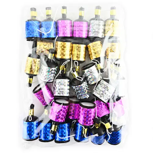 PARTY POPPERS MIX 30pcs