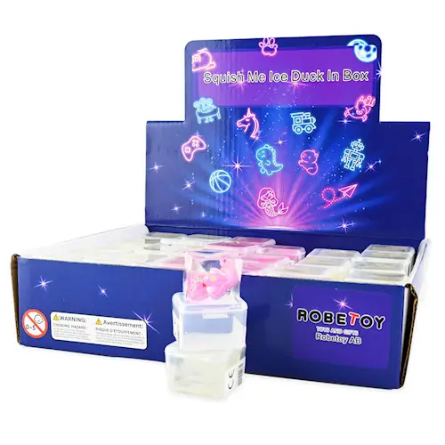 SQUISHY ICE CUBE DUCK IN BOX