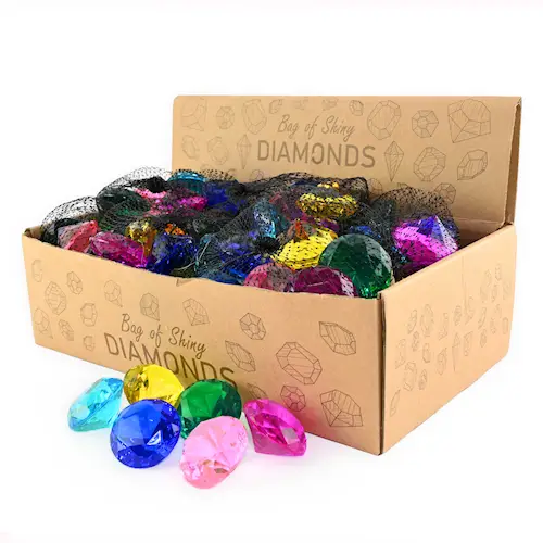 DIAMONDS IN NET 6pcs