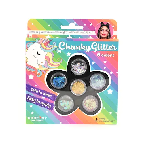 MAKE UP GLITTER 6 colors