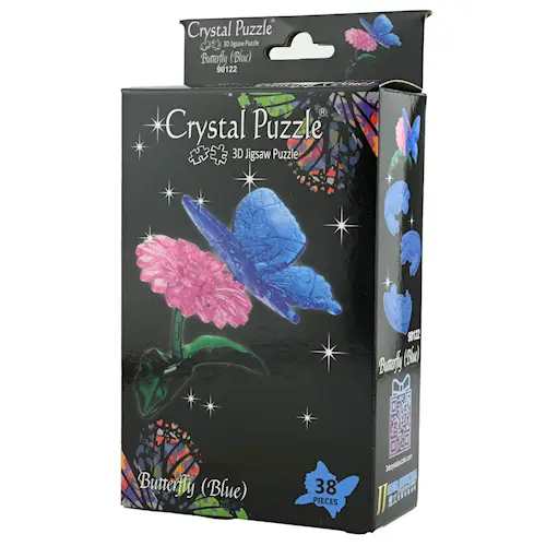 CRYSTAL PUZZLE BUTTERFLY 38pcs