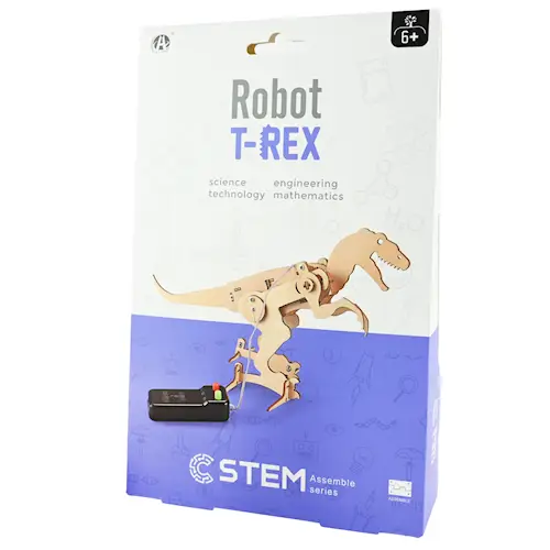 WOODEN ROBOT T-REX