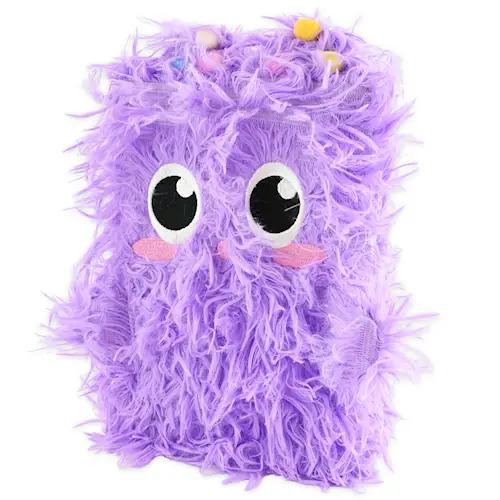 NOTEBOOK FLUFFY PURPLE MONSTER A5